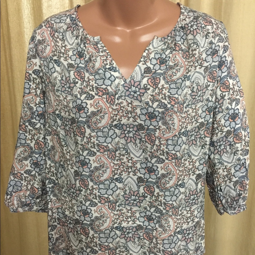 Marina Luna 3/4 sleeve blouse